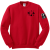 3-364 BEB Blend Crewneck Sweatshirt with Left Sleeve Print