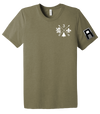 3-364 BEB Unisex Triblend Short Sleeve Tee with Left Sleeve Print