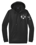 3-364 BEB Fleece Hooded Pullover with Left Sleeve Print