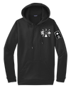 3-364 BEB Fleece Hooded Pullover with Left Sleeve Print