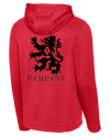 3-364 BEB Fleece Hooded Pullover with Left Sleeve Print