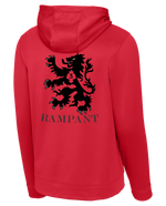 3-364 BEB Fleece Hooded Pullover with Left Sleeve Print