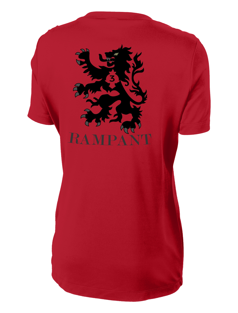 3-364 BEB Ladies Competitor Tee with Left Sleeve Print