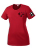 3-364 BEB Ladies Competitor Tee with Left Sleeve Print