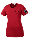 3-364 BEB Ladies Competitor Tee with Left Sleeve Print