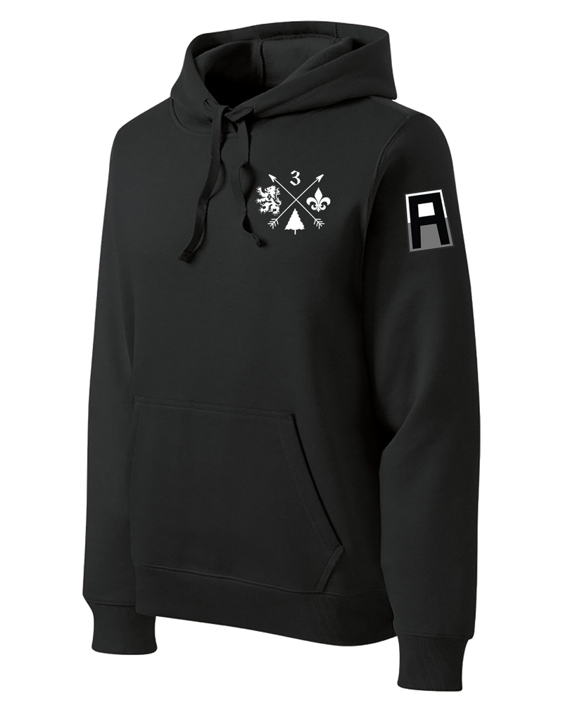3-364 BEB Poly/Cotton Blend Hoodie with Left Sleeve Print
