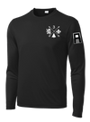 3-364 BEB Long Sleeve Competitor Tee with Left Sleeve Print