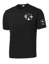 3-364 BEB Competitor Tee with Left Sleeve Print