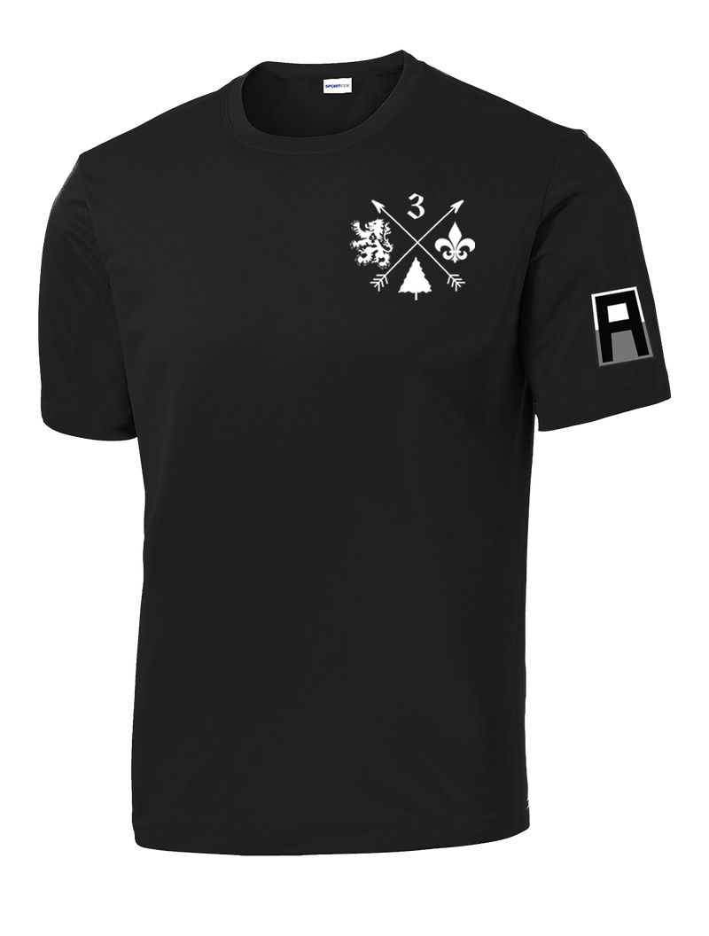 3-364 BEB Competitor Tee with Left Sleeve Print