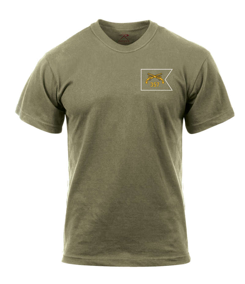 357th Military Police Company AR 670-1 Coyote Brown T-Shirt