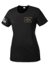 357th Military Police Company Ladies Competitor Tee with Right Sleeve Flag