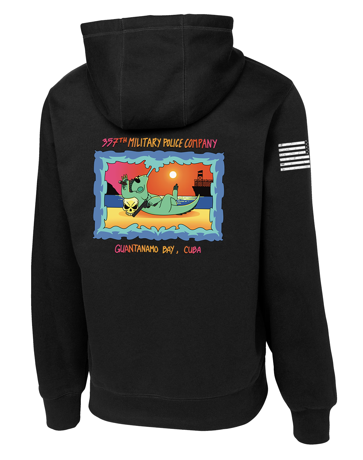 357th Military Police Company Poly/Cotton Blend Hoodie