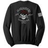 35th MST Blend Crewneck Sweatshirt with Flag on Right Sleeve