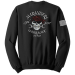 35th MST Blend Crewneck Sweatshirt with Flag on Right Sleeve