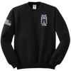 35th MST Blend Crewneck Sweatshirt with Flag on Right Sleeve