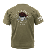 35th MST AR 670-1 Coyote Brown T-Shirt with Flag on Right Sleeve