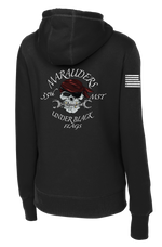 35th MST Ladies Poly/Cotton Blend Hoodie with Flag on Right Sleeve