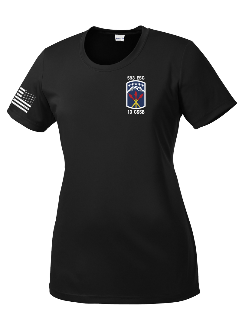 35th MST Ladies Competitor Tee with Flag on the Right Sleeve