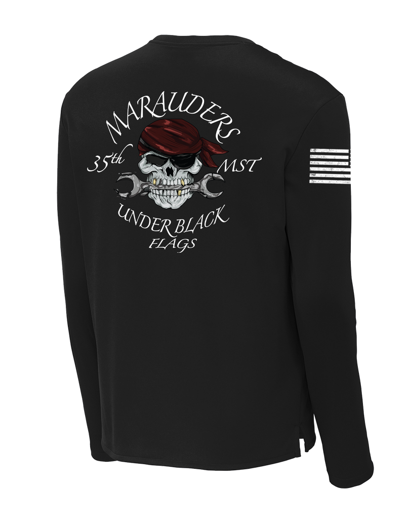 35th MST Fleece Pullover Crew with Flag on Right Sleeve