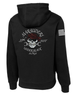 35th MST Poly/Cotton Blend Hoodie with Flag on Right Sleeve