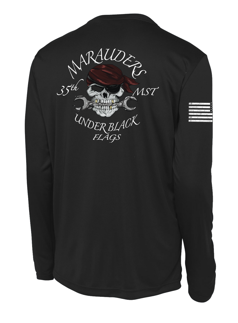 35th MST Long Sleeve Competitor Tee with Flag on Right Sleeve