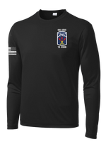 35th MST Long Sleeve Competitor Tee with Flag on Right Sleeve