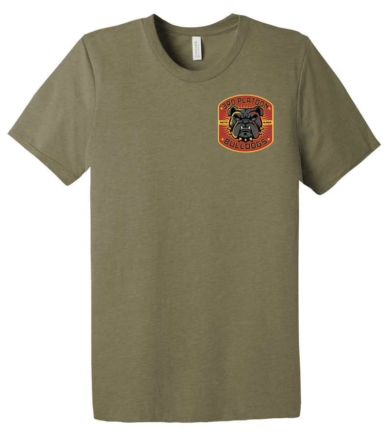 3rd PLT 539th CTC(L) Unisex Triblend Short Sleeve Tee - NOT 670-1 APPROVED