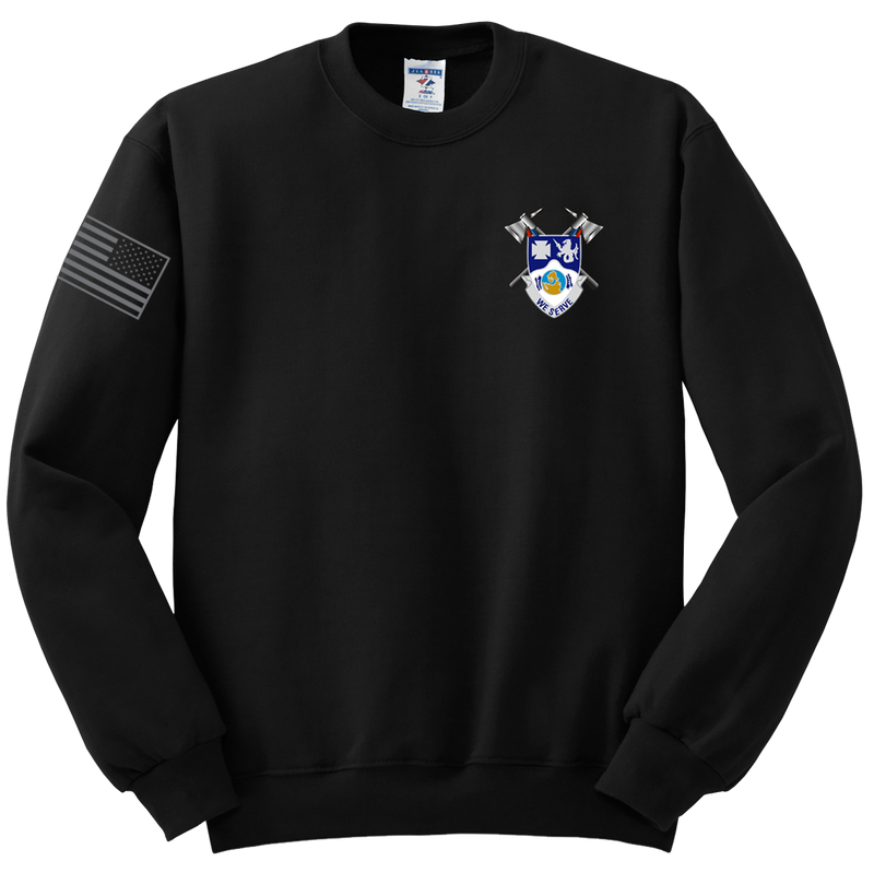 4-23 Infantry Blend Crewneck Sweatshirt with Right Sleeve Flag