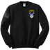 4-23 Infantry Crest Blend Crewneck Sweatshirt with Right Sleeve Flag