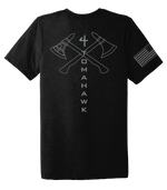 4-23 Infantry Unisex Triblend Short Sleeve Tee with Right Sleeve Flag