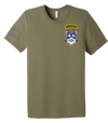 4-23 Infantry Unisex Triblend Short Sleeve Tee with Right Sleeve Flag