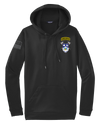 4-23 Infantry Fleece Hooded Pullover with Right Sleeve Flag