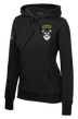 4-23 Infantry Crest Ladies Poly/Cotton Blend Hoodie with Right Sleeve Flag *NOT AUTHORIZED FOR WEAR DURING PT PER I CORPS POLICY*