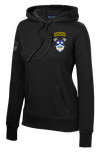 4-23 Infantry Ladies Poly/Cotton Blend Hoodie with Right Sleeve Flag