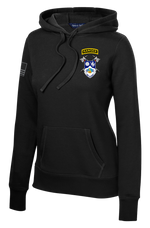4-23 Infantry Ladies Poly/Cotton Blend Hoodie with Right Sleeve Flag