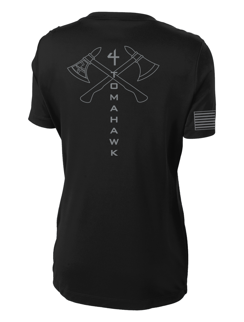 4-23 Infantry Ladies Competitor Tee with Right Sleeve Flag