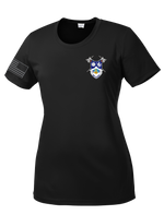 4-23 Infantry Ladies Competitor Tee with Right Sleeve Flag