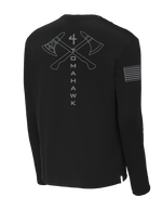 4-23 Infantry Fleece Pullover Crew with Right Sleeve Flag