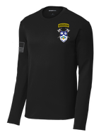 4-23 Infantry Fleece Pullover Crew with Right Sleeve Flag
