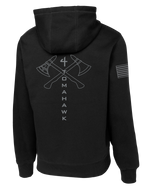 4-23 Infantry Poly/Cotton Blend Hoodie with Right Sleeve Flag