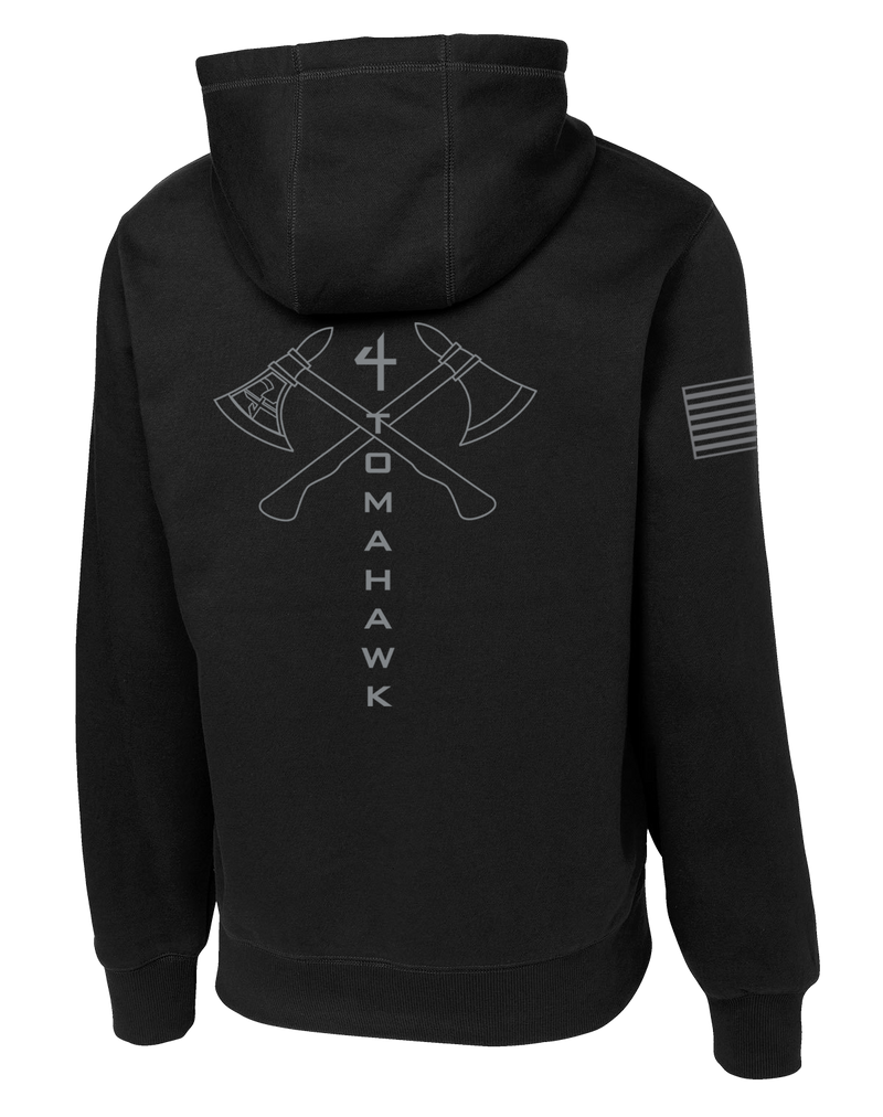 4-23 Infantry Poly/Cotton Blend Hoodie with Right Sleeve Flag