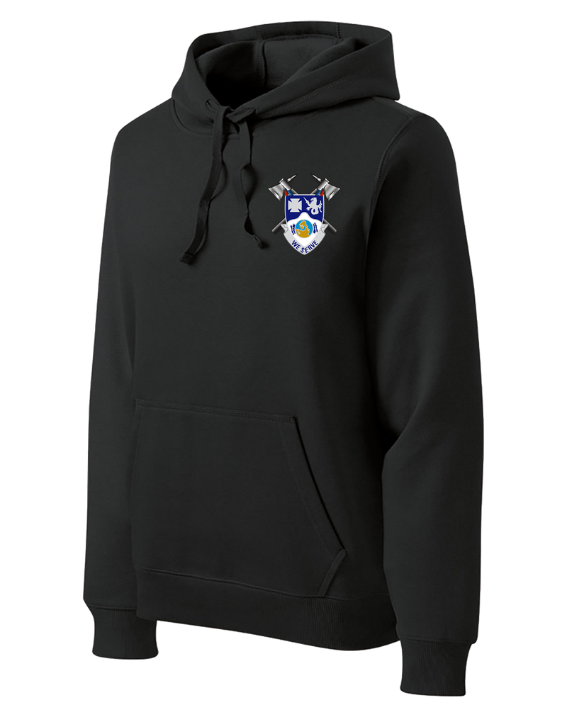 4-23 Infantry Poly/Cotton Blend Hoodie with Right Sleeve Flag