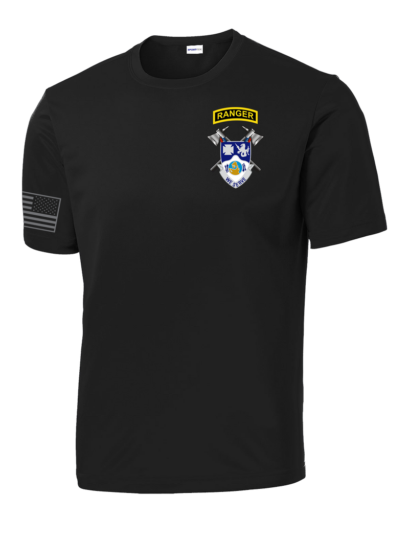 4-23 Infantry Competitor Tee with Right Sleeve Flag