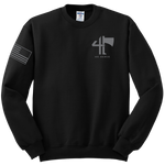 4-23 Infantry Blend Crewneck Sweatshirt with Right Sleeve Flag