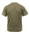 4-23 Infantry AR 670-1 Coyote Brown T-Shirt with Right Sleeve Flag