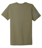 4-23 Infantry Unisex Triblend Short Sleeve Tee with Right Sleeve Flag