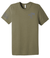 4-23 Infantry Unisex Triblend Short Sleeve Tee with Right Sleeve Flag