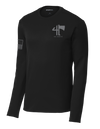 4-23 Infantry Fleece Pullover Crew with Right Sleeve Flag