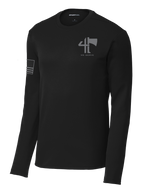 4-23 Infantry Fleece Pullover Crew with Right Sleeve Flag