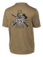 4-23 IN CROW Competitor Tee with Right Sleeve Flag